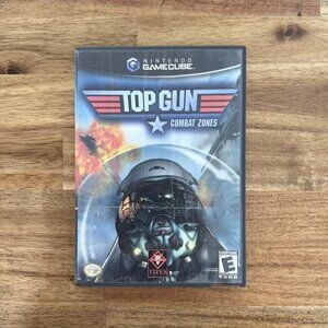 Top Gun: Combat Zones BOX ONLY (Nintendo GameCube, 2002) COVER HAS WATER DAMAGE!